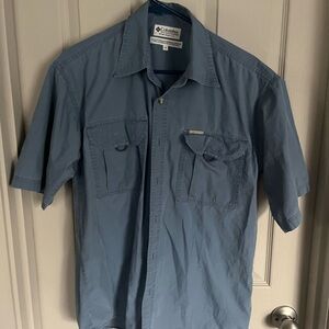 Columbia Blue Short Sleeve Shirt